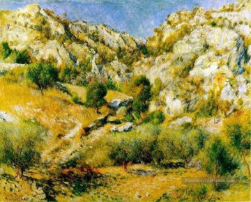 Pierre Auguste Renoir œuvres - craigs rocheux à lestaque Pierre Auguste Renoir
